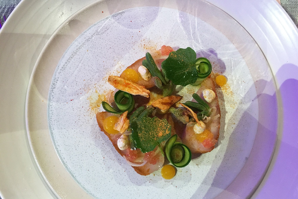 Kingfish, Kimchi, Citrus